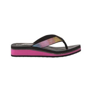 Skechers Kids Girls Vinyasa Sparks Sandals, Black/Multi